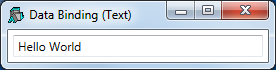 data binding text xaml 1