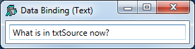 data binding text xaml 3