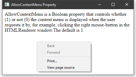allowcontextmenu